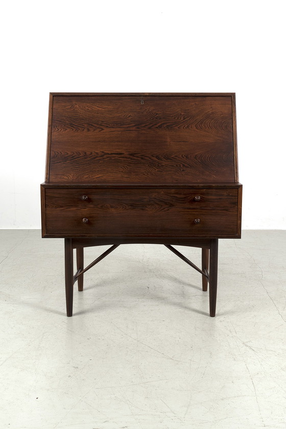 Image 1 of IB Kofod Larsen secretaire met spiegel