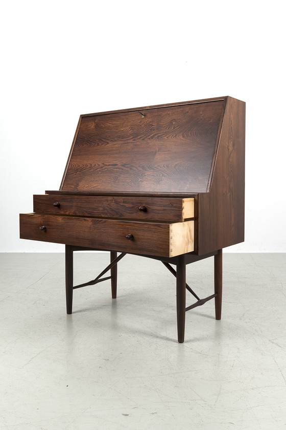 Image 1 of IB Kofod Larsen secretaire met spiegel