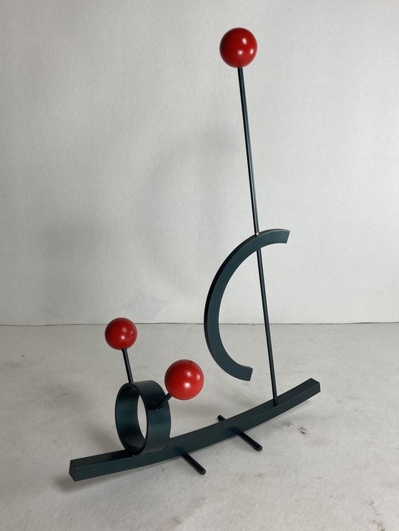 Image 1 of Nederlands metalen kunstwerk, jaren 1990