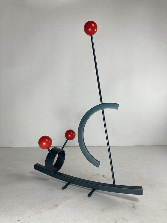 Image 1 of Nederlands metalen kunstwerk, jaren 1990