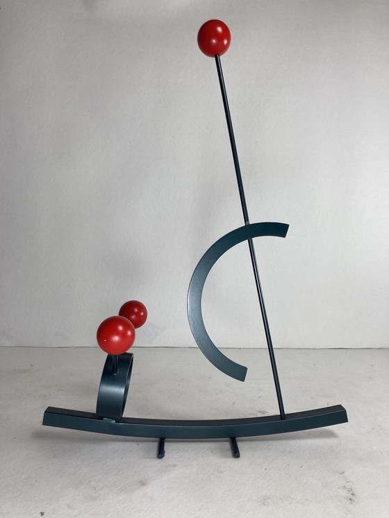 Image 1 of Nederlands metalen kunstwerk, jaren 1990