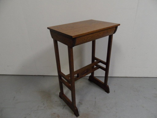 Vintage Eiken Sidetable