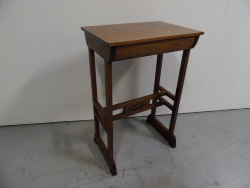 Vintage Eiken Sidetable