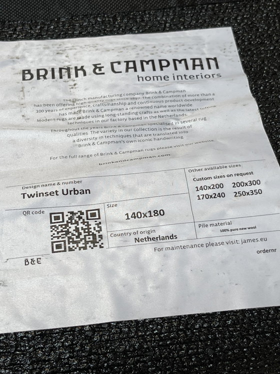 Image 1 of Brink & Campman Twinset tapijt