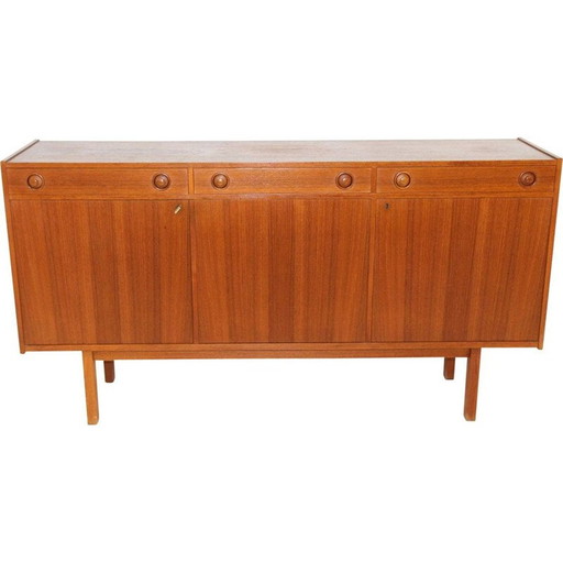 Scandinavisch teakhouten dressoir, Zweden 1960