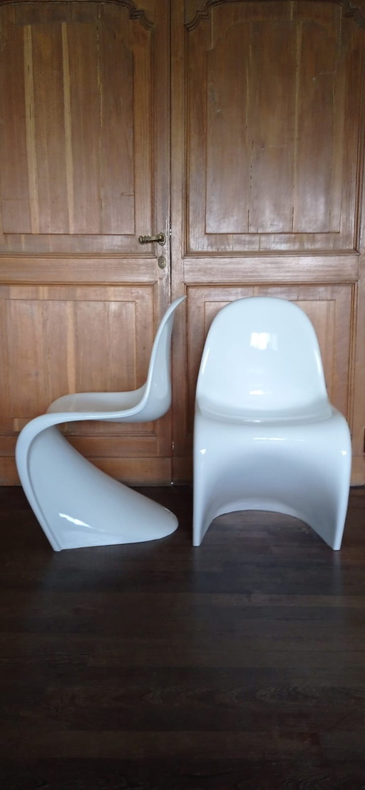 2x Verner Panton Klassieke Stoel S