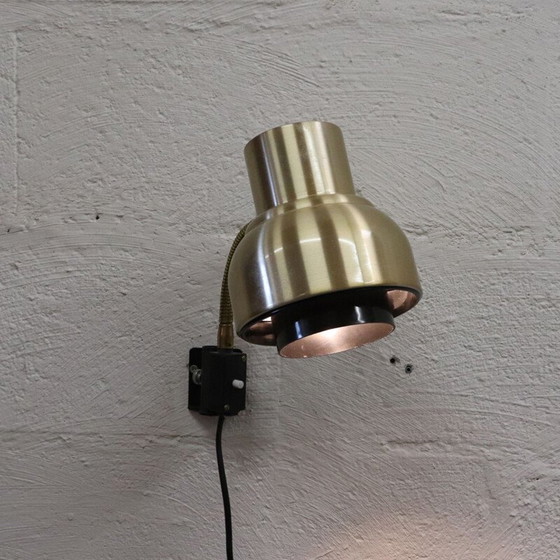 Image 1 of Vintage gelede wandlamp, Zweden 1960