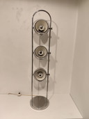 Vintage chromen eye ball vloerlamp