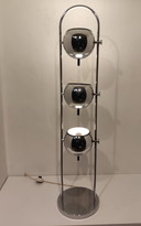 Vintage chromen eye ball vloerlamp