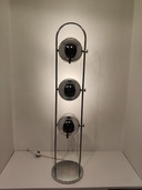 Vintage chromen eye ball vloerlamp
