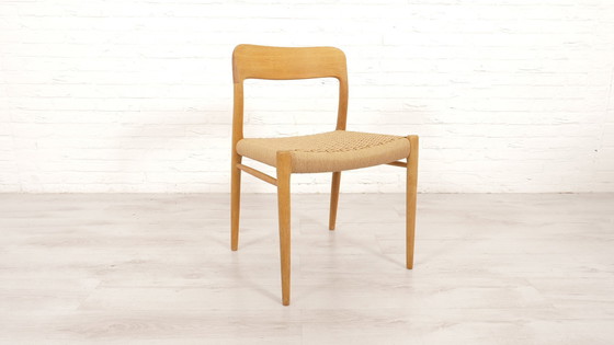 Image 1 of Set Van 4 Eetkamerstoelen | Niels Otto Moller | Eiken | Model 75