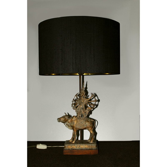 Image 1 of Vintage bronzen Shiva lamp