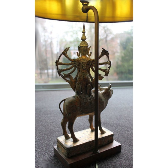 Image 1 of Vintage bronzen Shiva lamp