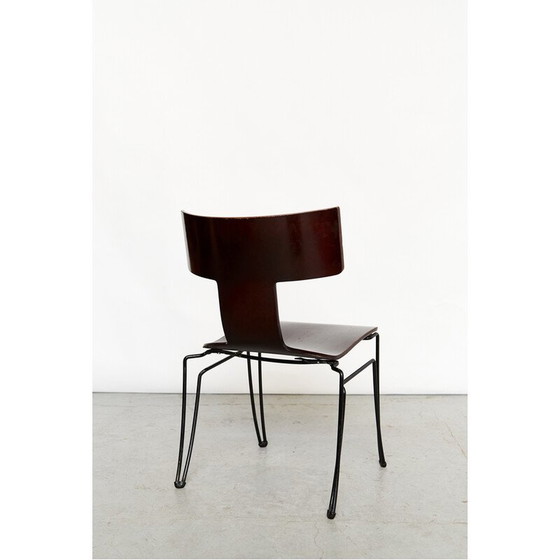 Image 1 of Set van 4 vintage "Anziano" stoelen door John Hutton voor Donghia, 1989
