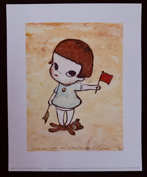 Image 1 of Yoshimoto Nasa: “Girl With The Waving Flags,1996”.