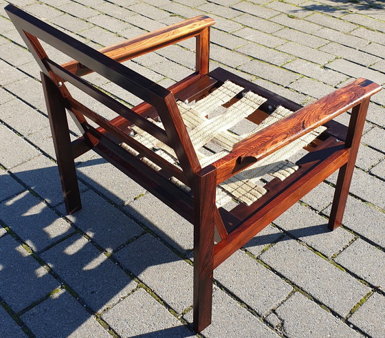 Image 1 of Rosewood Comfi Fauteuil Illum Wikkelso Capella 4 Voor Eilersen Denemarken