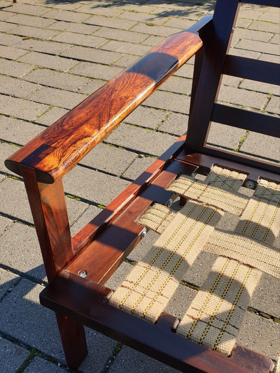 Image 1 of Rosewood Comfi Fauteuil Illum Wikkelso Capella 4 Voor Eilersen Denemarken