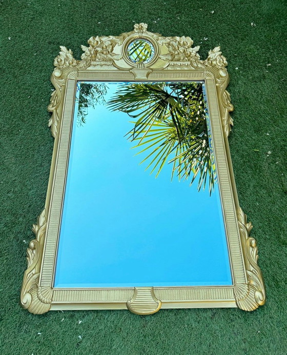 Image 1 of Klassieke Vintage DeKnudt Spiegel Gouden Trumeau