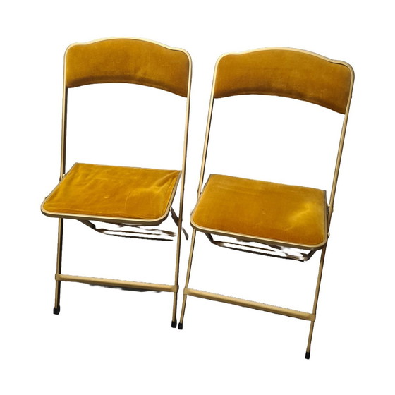 Image 1 of Vintage Fritz & Co. Stijl Klapstoelen, Jaren 70/80