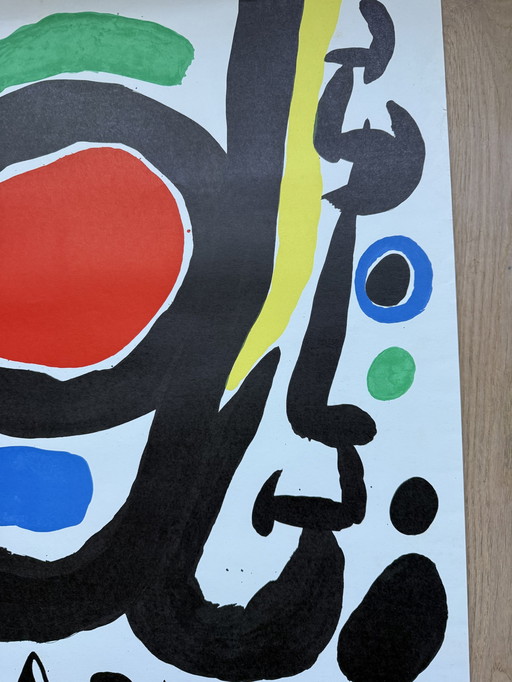 Affiche voor de Miro-tentoonstelling in 1968 in de Maeght Picasso Gallery