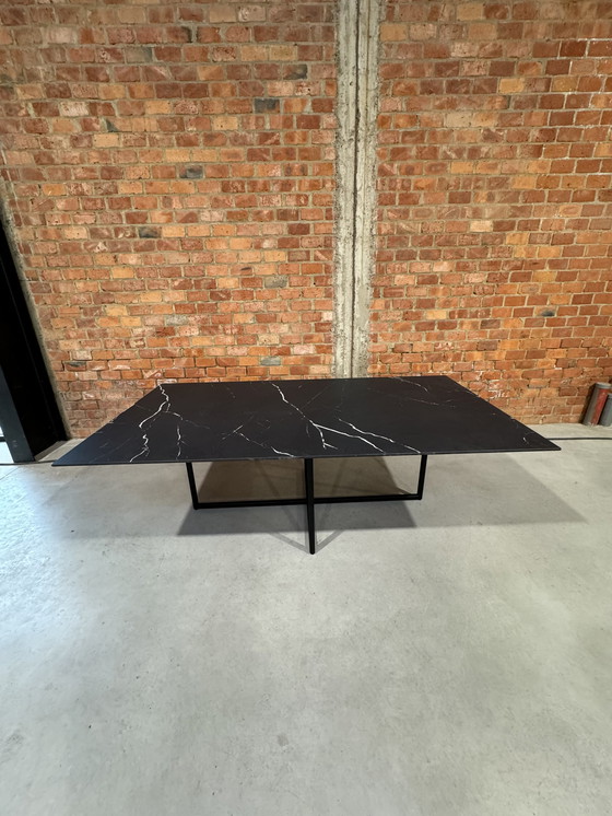 Image 1 of Eettafel keramiek - Rechthoekig 220x120 cm - zwart 