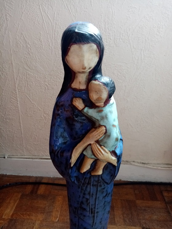 Image 1 of Belgisch Keramisch Religieus Beeld Amfoor 60/70S(49Cm)
