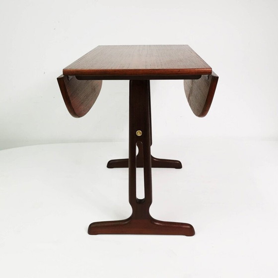 Image 1 of Vintage uittrekbare bijzettafel van teak & palissander, Denemarken 1960