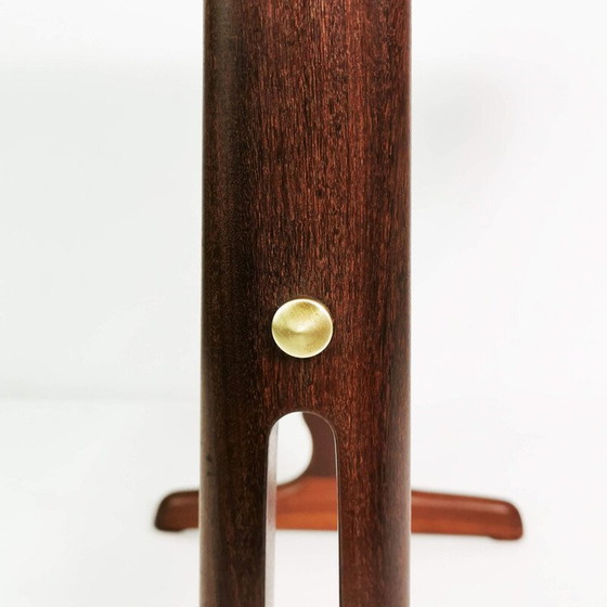 Image 1 of Vintage uittrekbare bijzettafel van teak & palissander, Denemarken 1960