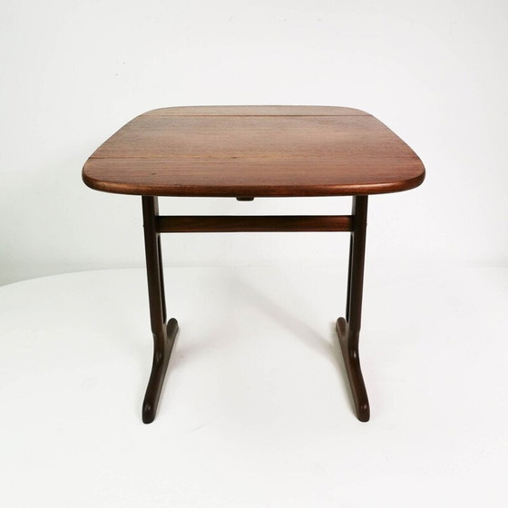 Image 1 of Vintage uittrekbare bijzettafel van teak & palissander, Denemarken 1960