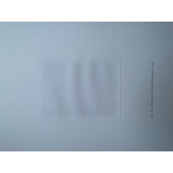 Image 1 of Vintage print van Claude Lalanne die een bed voorstelt