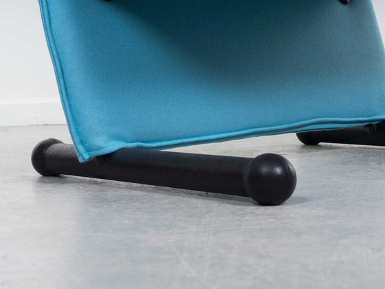 Image 1 of Nieuw Gestoffeerde Lichtblauwe T-Line Fauteuil – Burkhard Vogtherr – Arflex