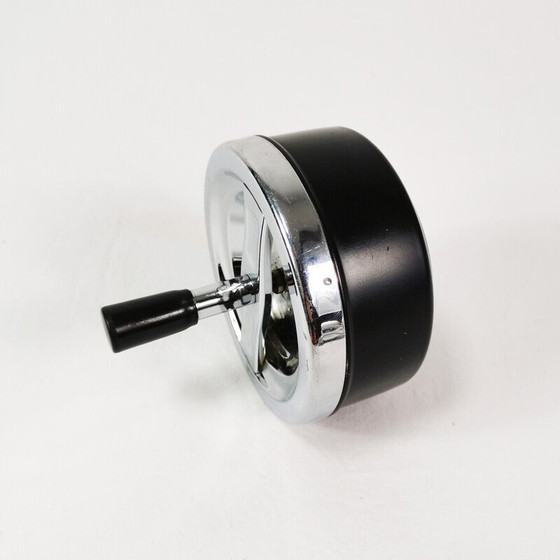 Image 1 of Vintage metalen roterende asbak van Erhard, Duitsland 1980