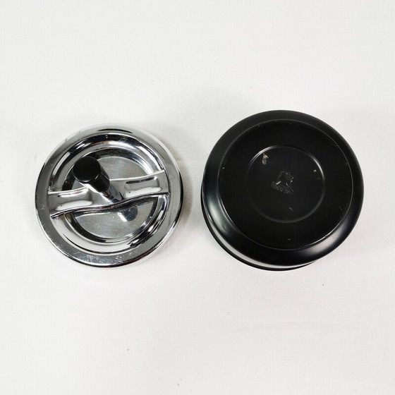 Image 1 of Vintage metalen roterende asbak van Erhard, Duitsland 1980