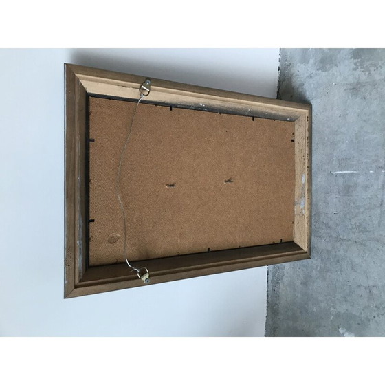 Image 1 of Vintage laag reliëf "Mexicaanse muzikant met gitaar" in gips