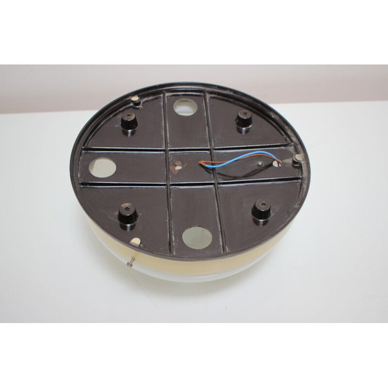 Image 1 of Glazen plafondlamp uit Mid Century, jaren 1960
