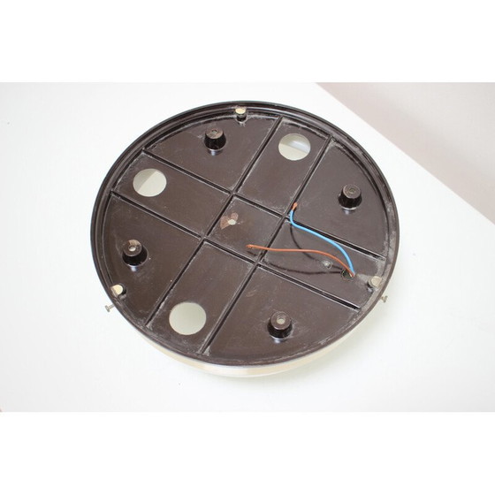 Image 1 of Glazen plafondlamp uit Mid Century, jaren 1960
