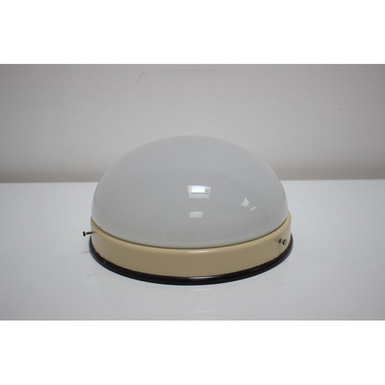 Image 1 of Glazen plafondlamp uit Mid Century, jaren 1960