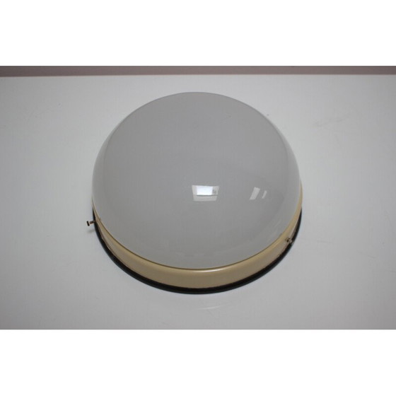 Image 1 of Glazen plafondlamp uit Mid Century, jaren 1960