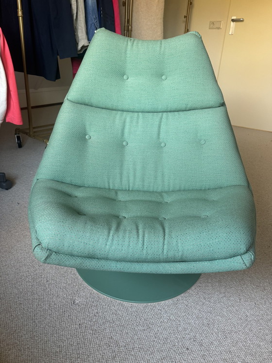 Image 1 of Artifort Draai Fauteuil Groen