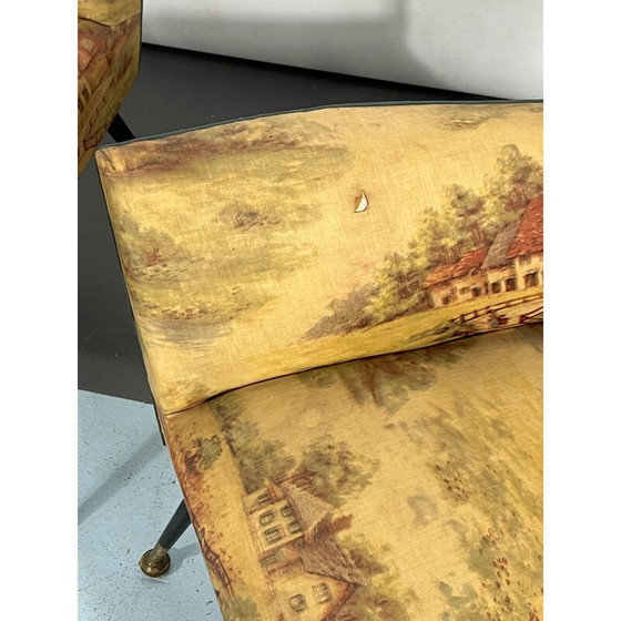 Image 1 of Paar mid-century Italiaanse fauteuils, 1950