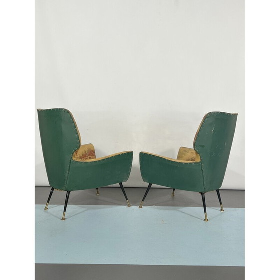Image 1 of Paar mid-century Italiaanse fauteuils, 1950