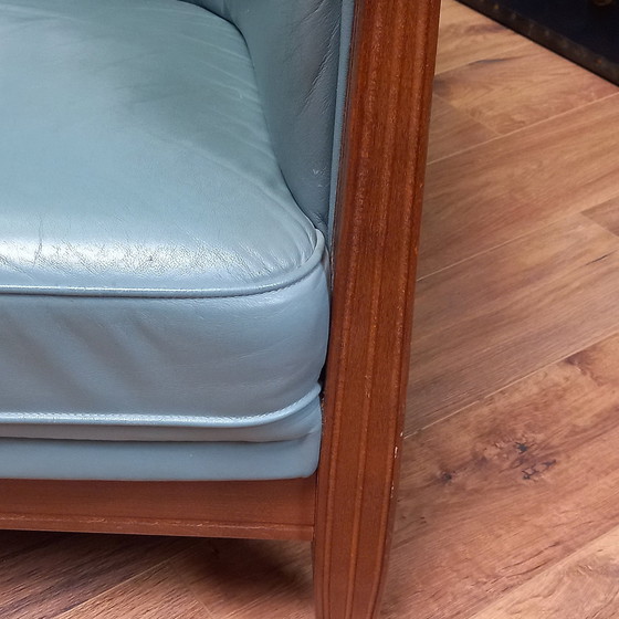 Image 1 of Leren Vintage Clubfauteuil