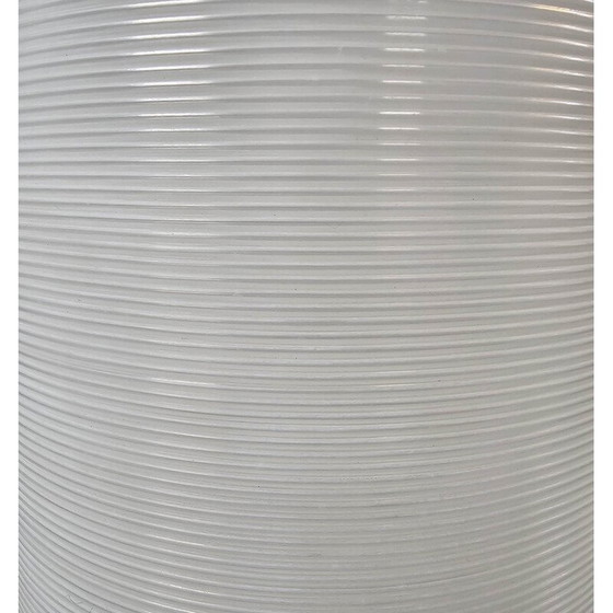 Image 1 of Vintage model 3856 cilindervormige lamp in transparante glazen buis van Alberto Zecchini voor Fontana Arte, 1990