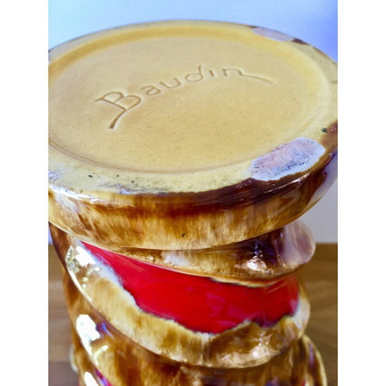 Image 1 of Vintage keramieken vaas van Baudin