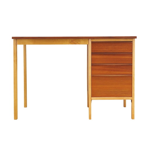 Teakhouten bureau, Deens ontwerp, 1970S, Productie: Denemarken