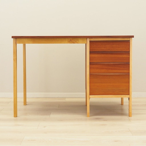 Teakhouten bureau, Deens ontwerp, 1970S, Productie: Denemarken