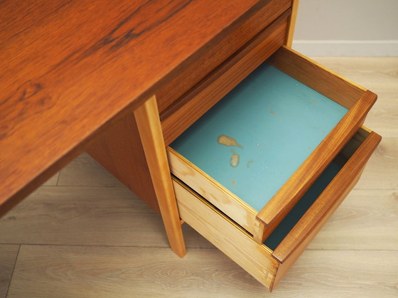 Image 1 of Teakhouten bureau, Deens ontwerp, 1970S, Productie: Denemarken