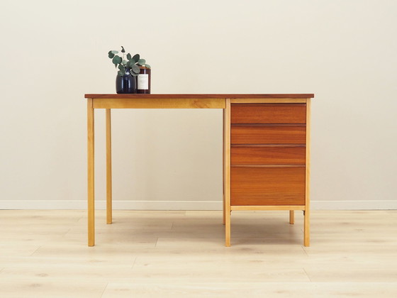 Image 1 of Teakhouten bureau, Deens ontwerp, 1970S, Productie: Denemarken