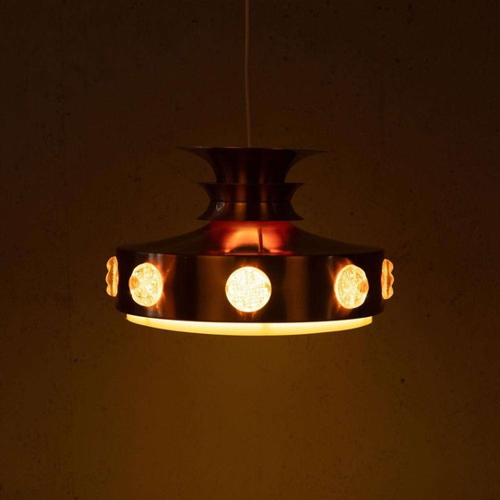 Image 1 of Bohemian Scandinavische hanglamp, space age Swedish pendant