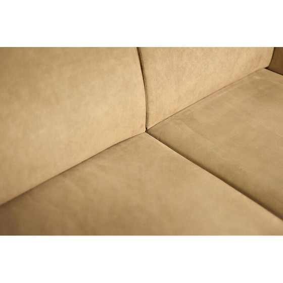 Image 1 of Vintage 2-zits Pegasus bank in teakhout voor Ekornes